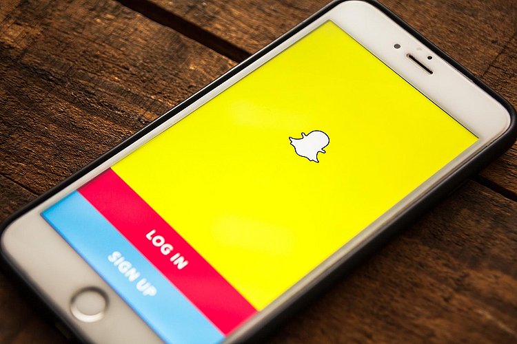 Snapchat auf dem Smartphone