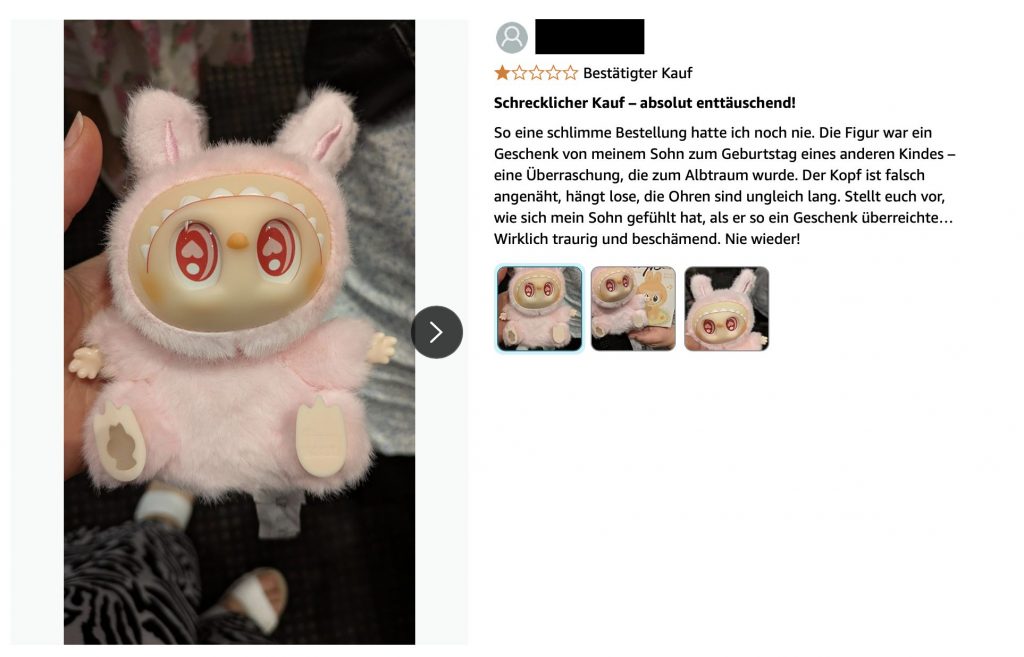 Kundenrezension von Amazon